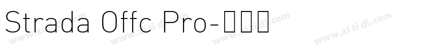 Strada Offc Pro字体转换 Strada Offc Pro字体转换
